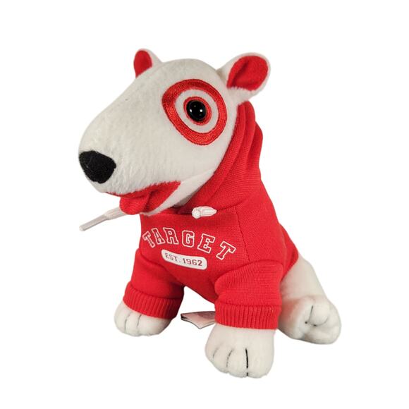 Target Bullseye Dog Plush 2023 Hoodie Recruitment TAG0201 7" Stuffed Toy - Picture 1 of 16
